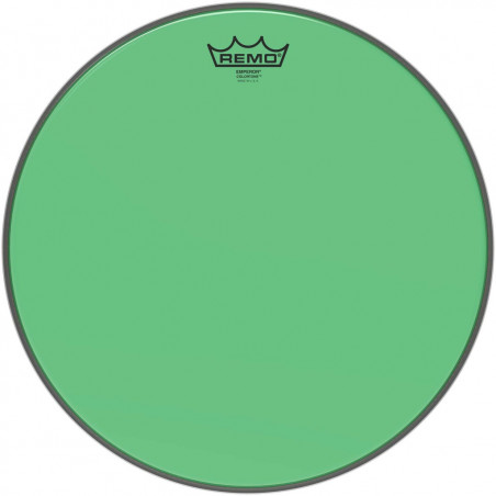 Remo BE-0315-CT-GN - Peau de frappe Emperor Colortone, vert, 15''