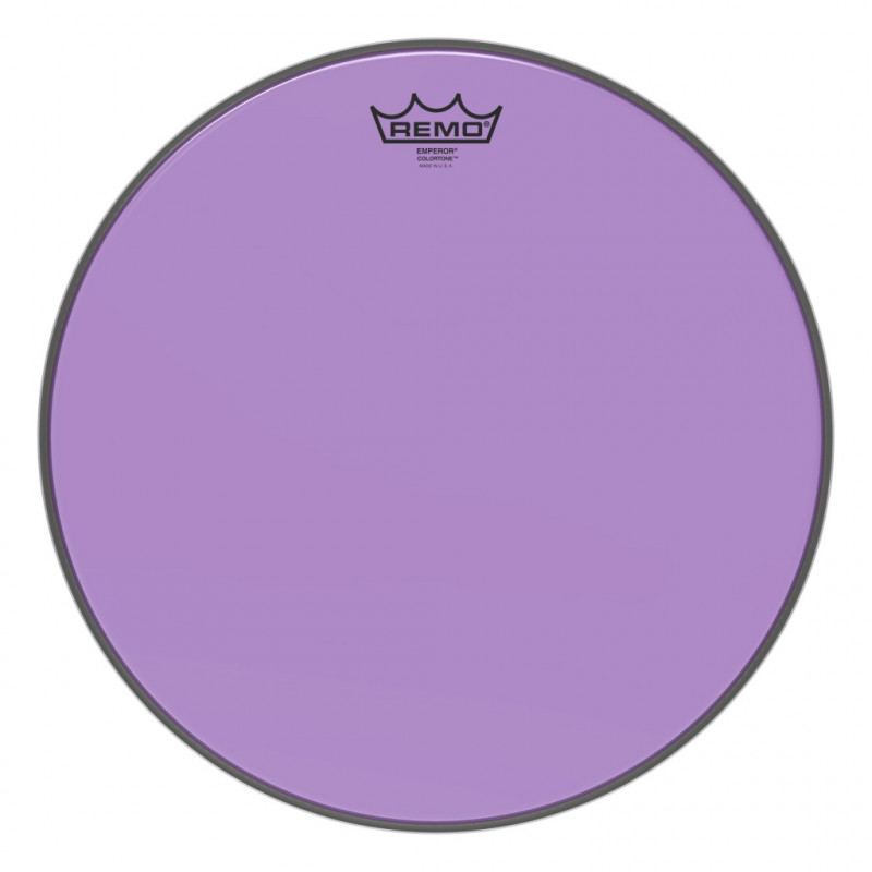 Remo BE-0315-CT-PU - Peau de frappe Emperor Colortone, violet, 15''