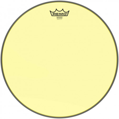 Remo BE-0315-CT-YE - Peau de frappe Emperor Colortone, jaune, 15''