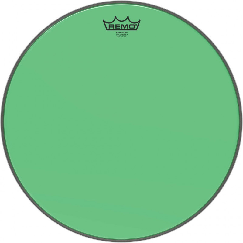 Remo BE-0316-CT-GN - Peau de frappe Emperor Colortone, vert, 16''