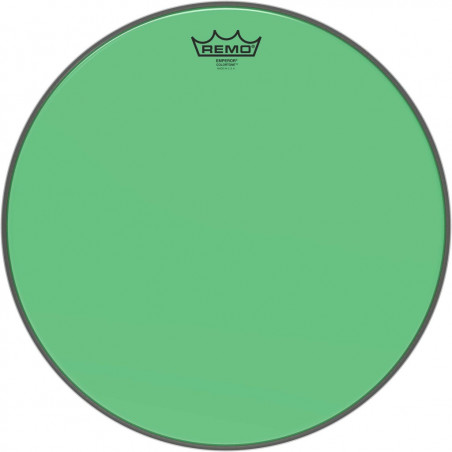 Remo BE-0316-CT-GN - Peau de frappe Emperor Colortone, vert, 16''
