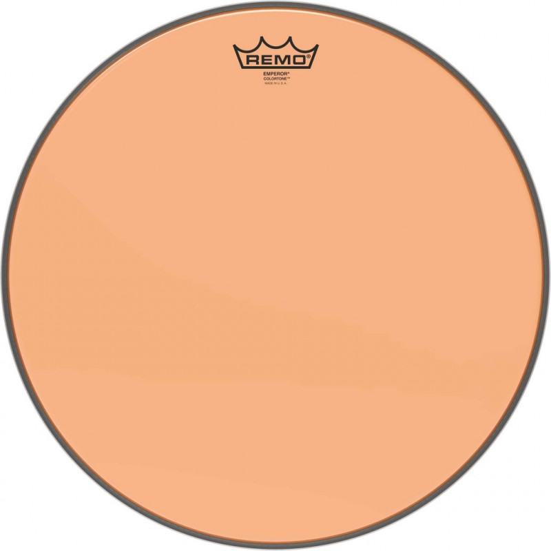 Remo BE-0316-CT-OG - Peau de frappe Emperor Colortone, orange, 16''