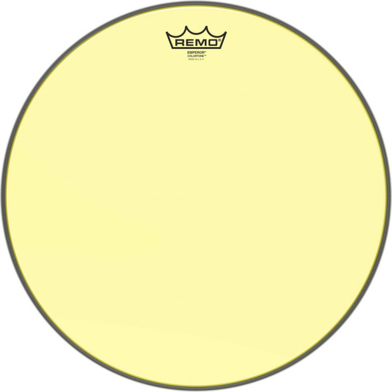 Remo BE-0316-CT-YE - Peau de frappe Emperor Colortone, jaune, 16''