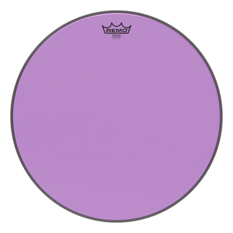 Remo BE-0318-CT-PU - Peau de frappe Emperor Colortone, violet, 18''