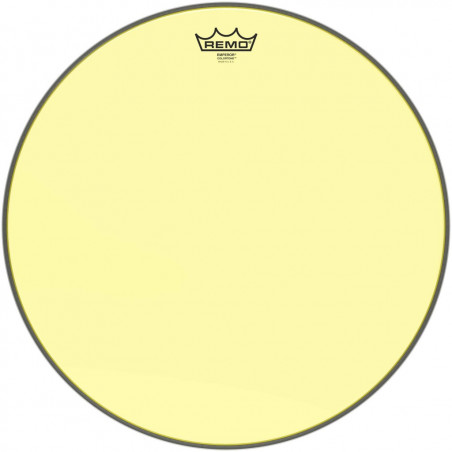Remo BE-0318-CT-YE - Peau de frappe Emperor Colortone, jaune, 18''