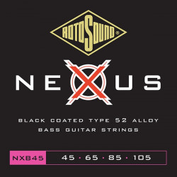 Rotosound NXB45 - Jeu de cordes basse Nexus Coated Type 52 - 45-105