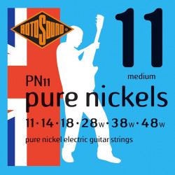 Rotosound PN11 Pure Nickels - Jeu de cordes guitare électrique - 11-48