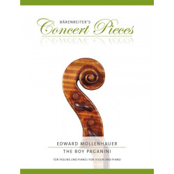 The Boy Paganini - Edward Mollenhauer - Partition pour violon et piano