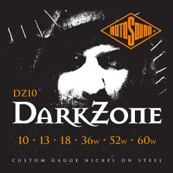 Rotosound DZ10 Dark Zone - Jeu de cordes guitare électrique - 10-60