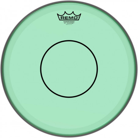 Remo P7-0314-CT-GN - Peau de frappe Powerstroke 77 Colortone vert, 14''