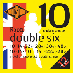 Rotosound R30EL Double Six - Jeu de 12 cordes guitare électrique - 10-48/10-28
