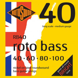 Rotosound RB40 Roto Bass - Jeu de cordes basse - 40-100