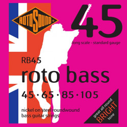 Rotosound RB45 Roto Bass - Jeu de cordes basse - 45-105