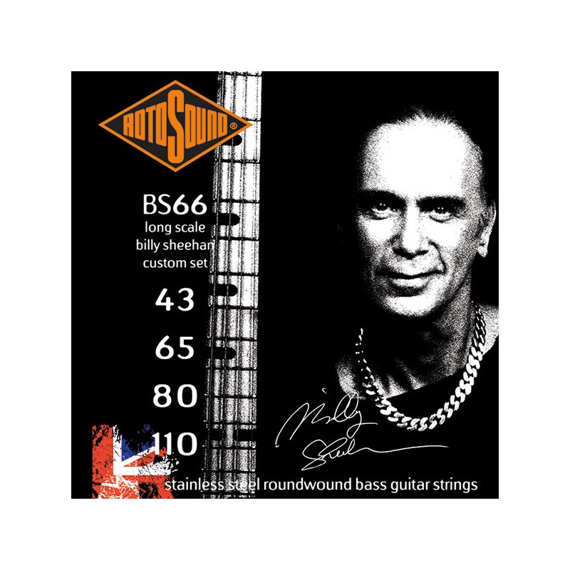 Rotosound BS66 Billy Sheehan signature - Jeu de cordes basse - 43-110