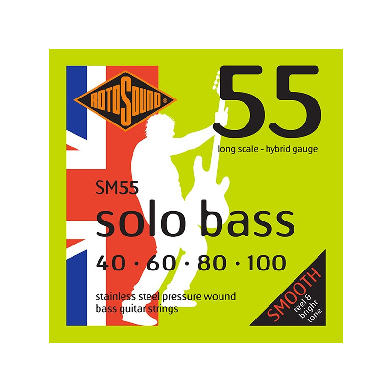 Rotosound SM55 Solo Bass - Jeu de cordes basse - 40-100