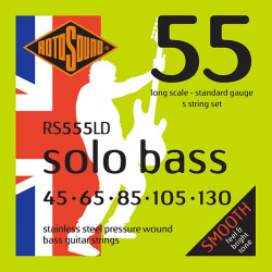 Rotosound RS555LD Solo Bass - Jeu de 5 cordes basse - 45-130