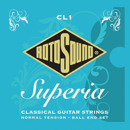 Rotosound CL1 Superia - Jeu de cordes guitare classique à boule - tension normale