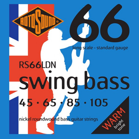 Rotosound RS66LDN Swing Bass - Jeu de cordes basse - 45-105