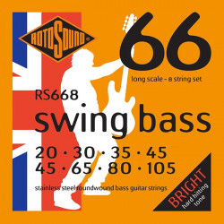 Rotosound RS668 Swing Bass - Jeu de 8 cordes basse - 20-105