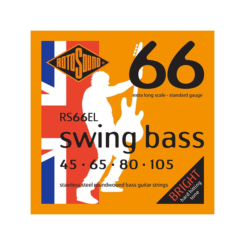 Rotosound RS66EL Swing Bass - Jeu de cordes basse - 45-105