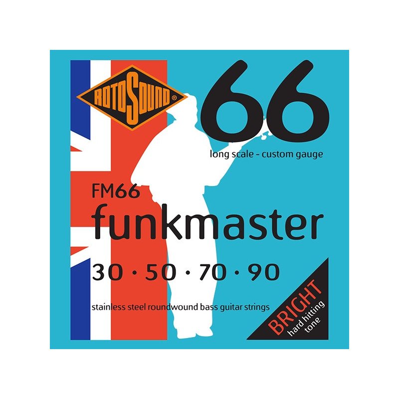 Rotosound FM66 Funkmaster - Jeu de cordes basse - 30-90