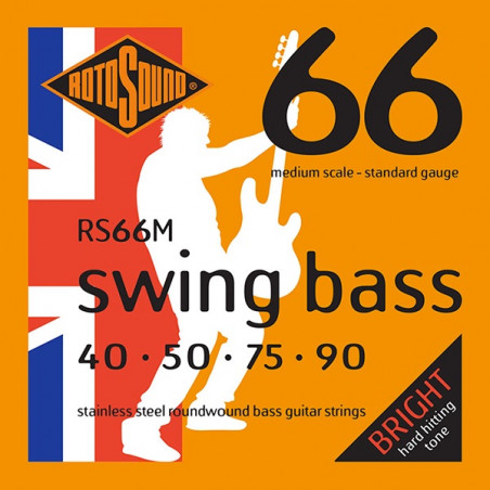 Rotosound RS66M Swing Bass - Jeu de cordes basse - 40-90