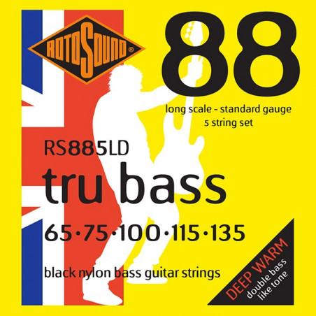 Rotosound RS885LD Tru Bass - Jeu de 5 cordes basse - 65-135
