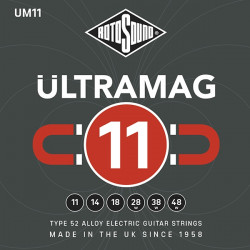 Rotosound UM11 Ultramag - Jeu de cordes guitare électrique - 11-48
