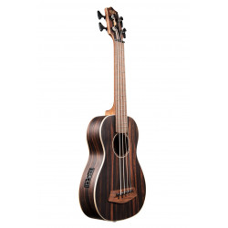 Kala Striped Ebony U-Bass fretté cordes filées -  électro (+ housse)