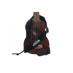 Kala K-STPC-BK - Sangle ukulele - Coton noir