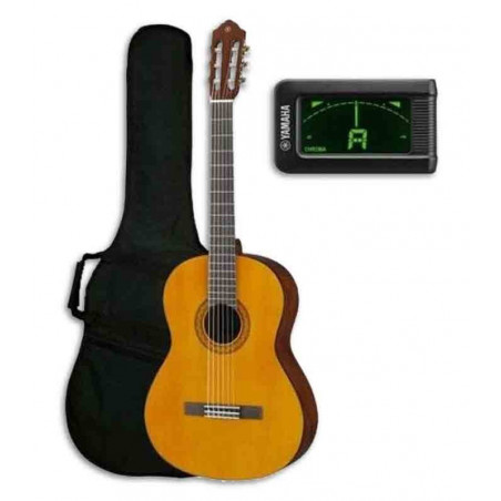 Yamaha C40 P STANDARD - Pack guitare classique + housse + accordeur