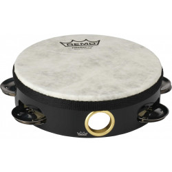 Remo TA-5106-70 - Tambourin 06" avec 1 rangée de 8 cymbalettes avec peau non-accordable