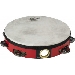 Remo TA-5108-52 - Tambourin 08" avec 1 rangée de 8 cymbalettes avec peau non-accordable