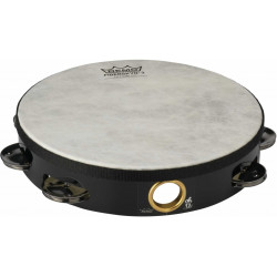 Remo TA-5108-70 - Tambourin 08" avec 1 rangée de 8 cymbalettes avec peau non-accordable