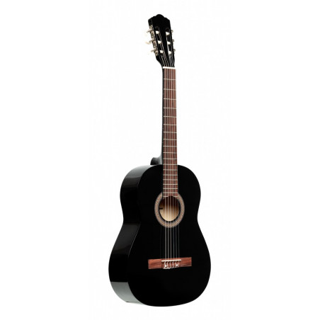 Stagg SCL50 1/2-BLK - Guitare classique 1/2 brillant noir