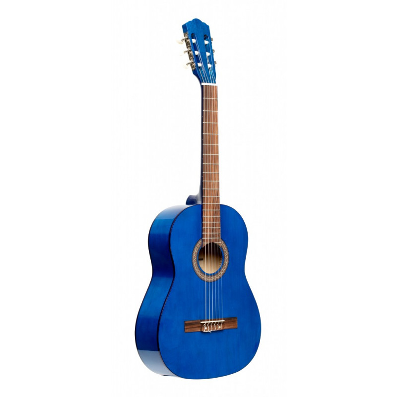 Stagg SCL50 1/2-BLUE - Guitare classique 1/2 brillant bleu