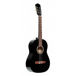Stagg SCL50 3/4-BLK - Guitare classique 3/4 brillant noir
