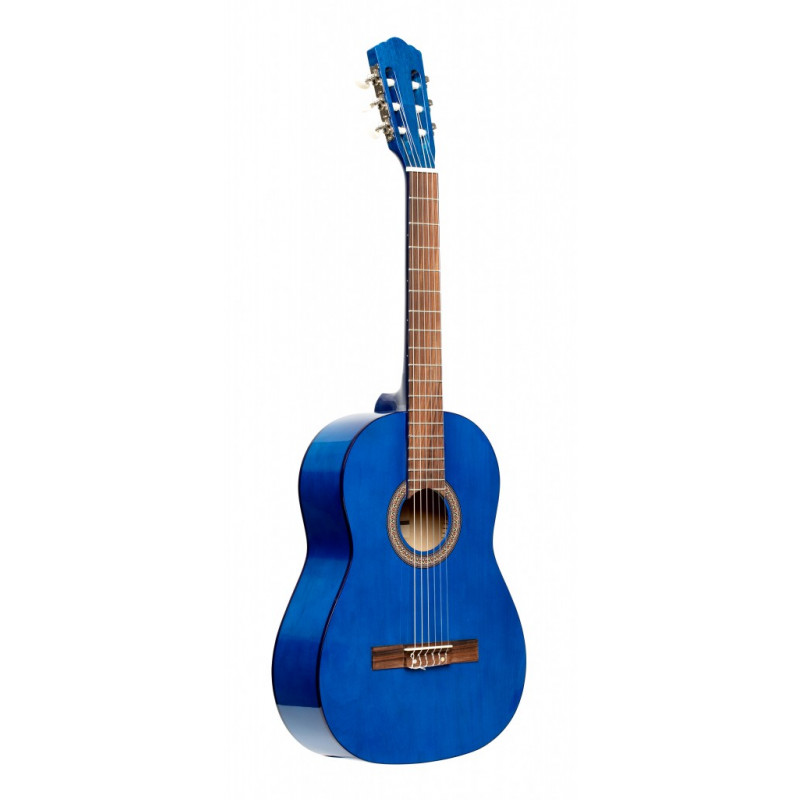 Stagg SCL50-BLUE - Guitare classique 4/4 brillant bleu