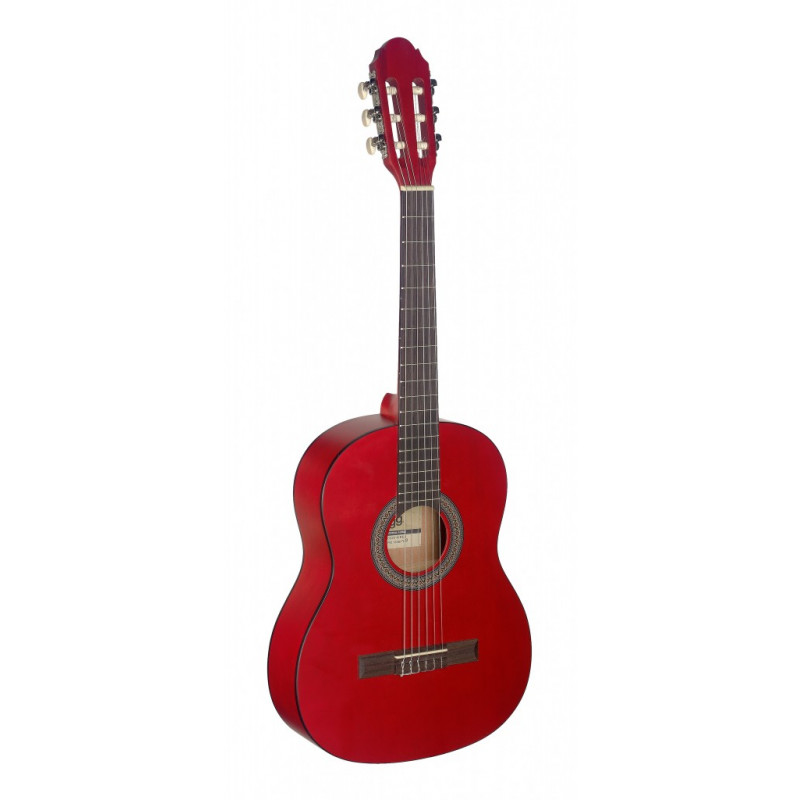 Stagg C430 M RED - Guitare class.3/4 tilleul/red