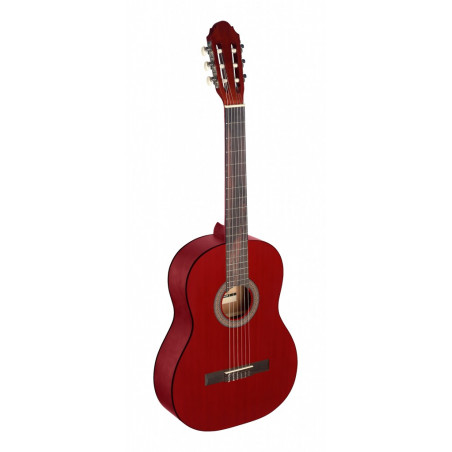 Stagg C440 M RED - Guitare classique.4/4 tilleul/red