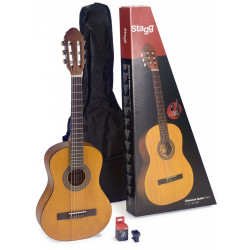 Stagg C430 M NAT PACK - Guitare classique.3/4 tilleul/naturel