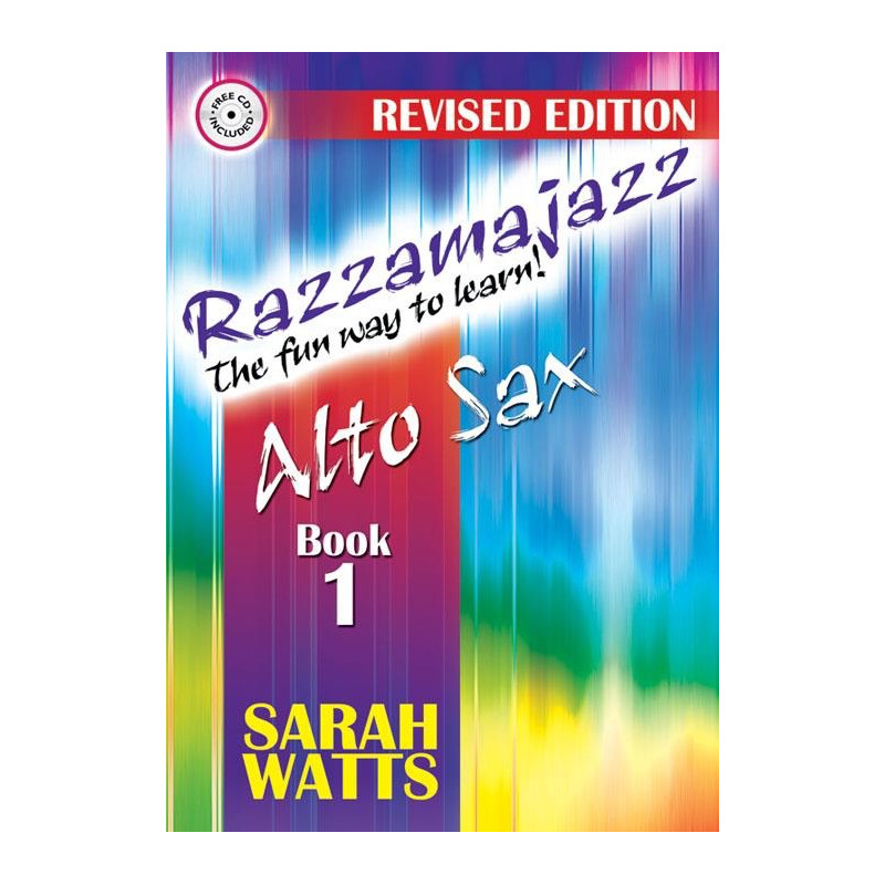 Razzamajazz Alto Sax Book 1 - Sarah Watts - Saxophone alto (+ audio)