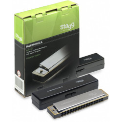 Stagg BJH-T32 - Harmonica Tremolo Diatonique en DO majeur