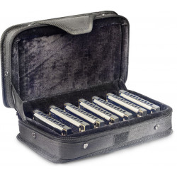 Stagg BJH-B20 SET1 - Ensemble d'harmonicas blues, avec étui