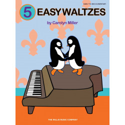 5 Easy Waltzes - Partitions piano - Carolyn Miller