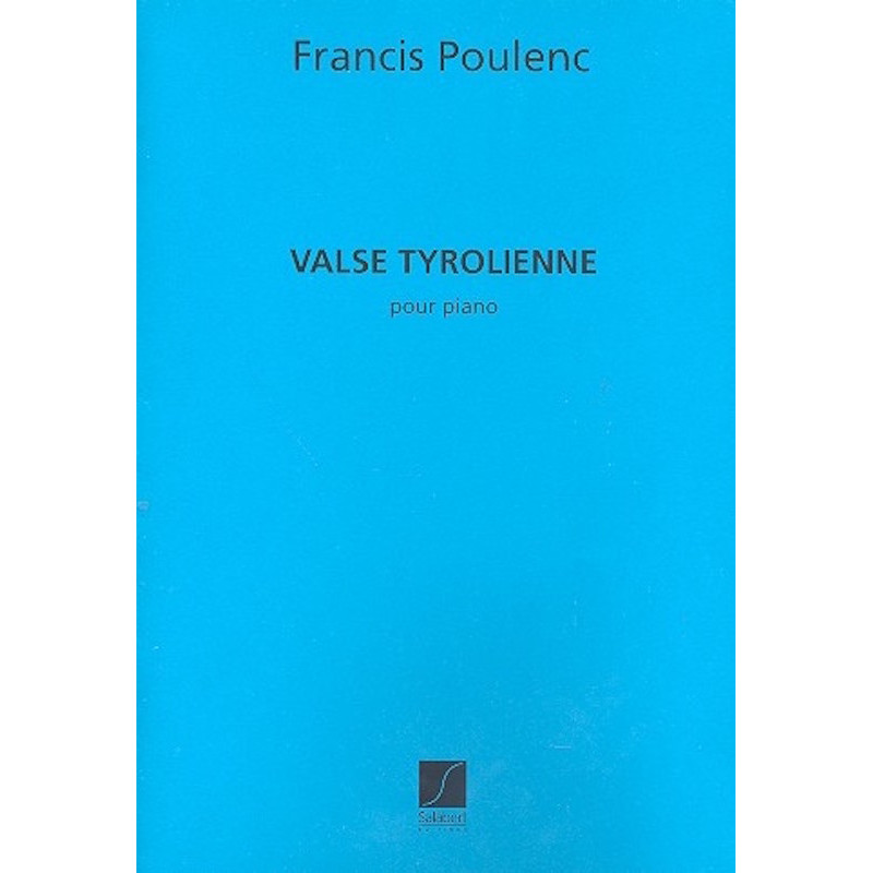 Valse Tyrolienne - Francis Poulenc - Partitions piano