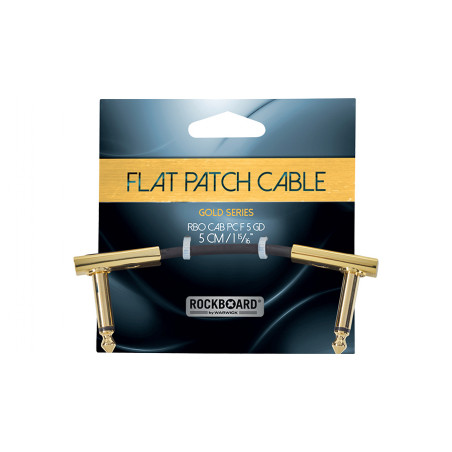 RockBoard Flat Patch CAB-PC-F-5-GD - câble pach 5 cm