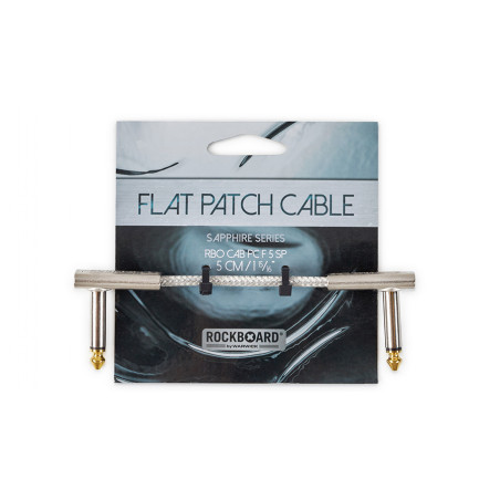 RockBoard Flat Patch Sapphire Series CAB-PC-F-5-SP - câble pach 5 cm