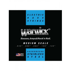 Warwick 39300-ML5 - Warwick Black Label Medium Light .040-.130 - jeu guitare basse