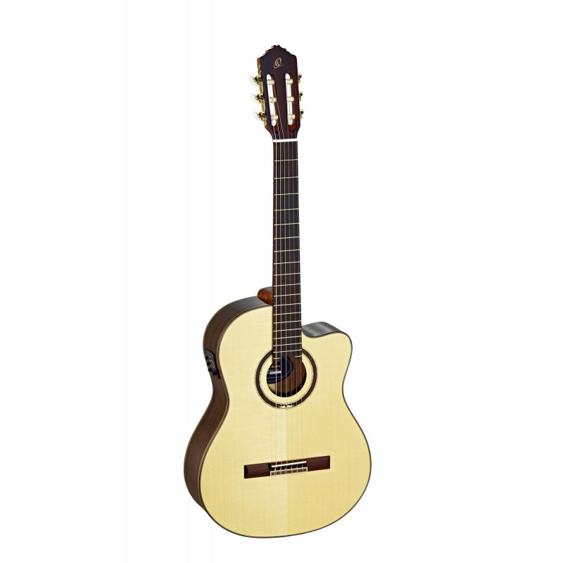 Ortega RCE158SN - Guitare électro-classique - Naturel brillant (+housse)